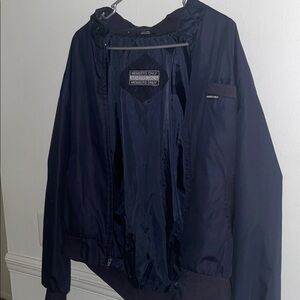 Members Only Dark Blue Windbreaker